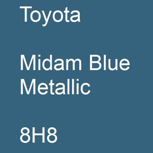 Toyota, Midam Blue Metallic, 8H8.